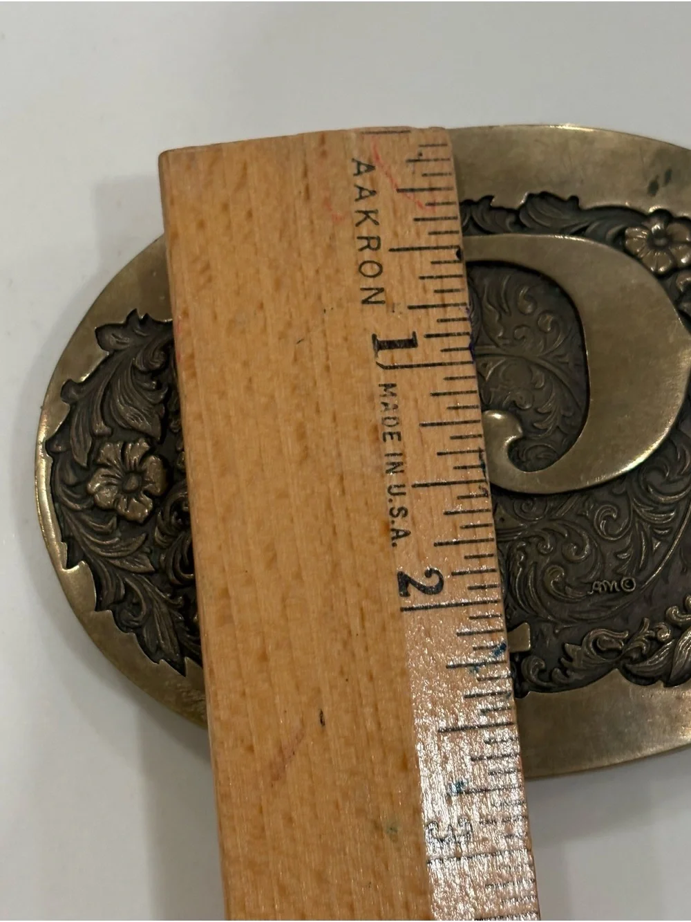 Vintage solid brass